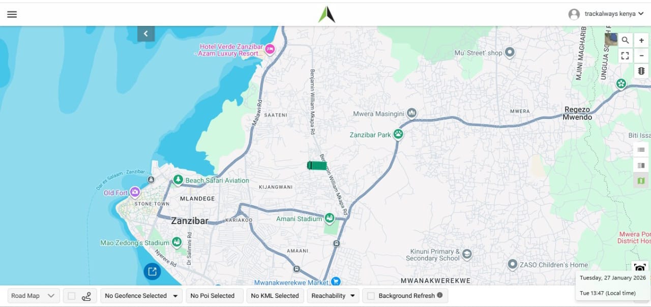 TrackAlways Delivery Management Dashboard